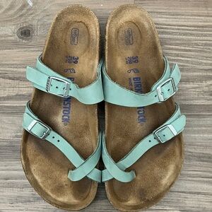Birkenstock mayari Sandals - Light Green turquoise teal